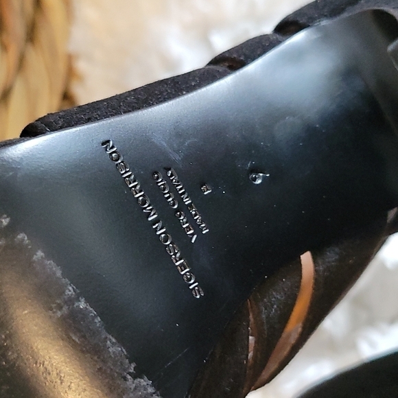 Sigerson morrison black suede cutout booties - Picture 8 of 10